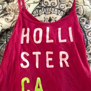 Pink Hollister Tank Top